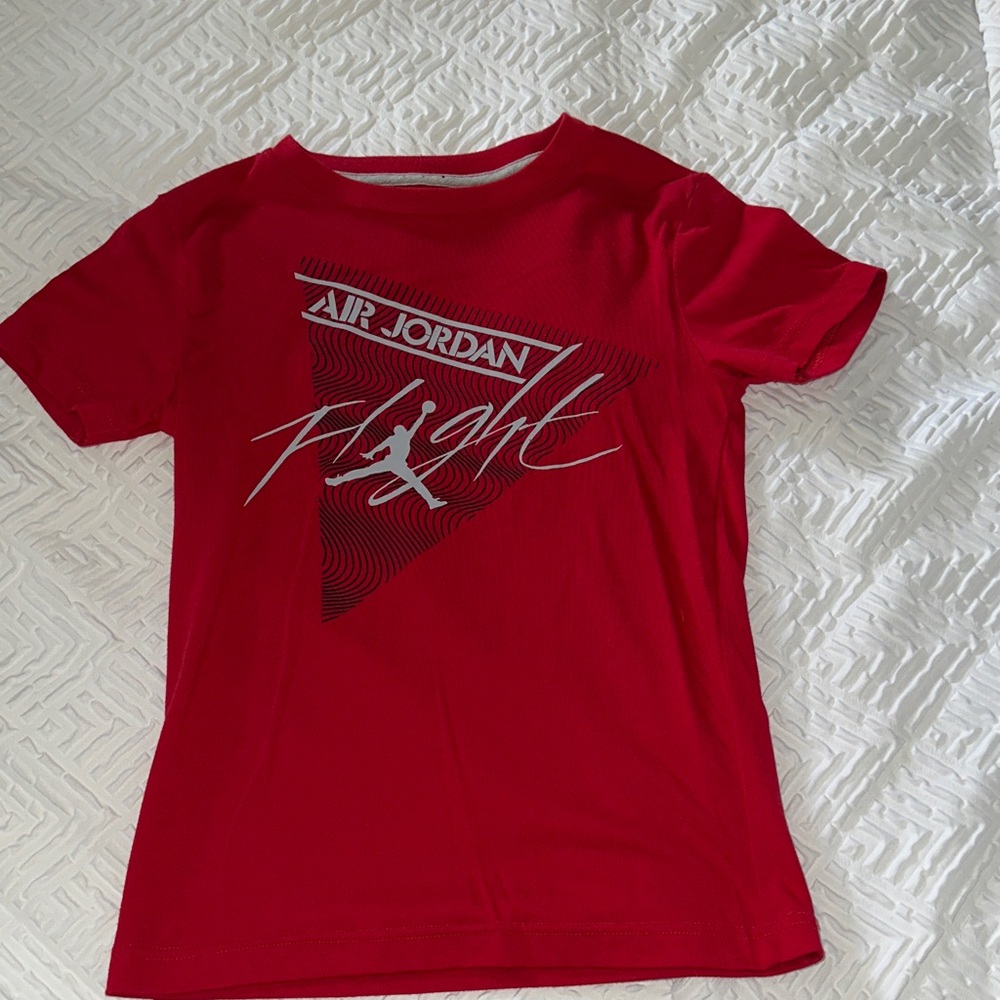 Jordan Kids Red Air Graphic Tee